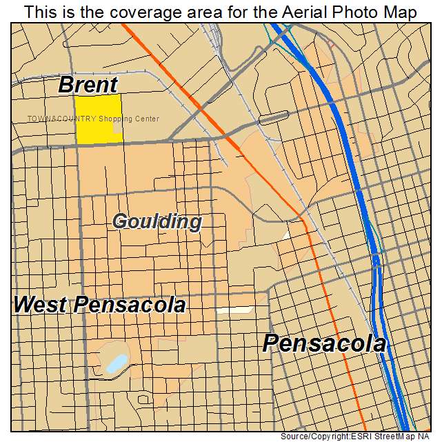 Goulding, FL location map 