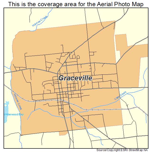 Graceville, FL location map 