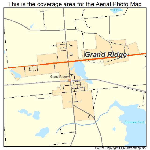 Grand Ridge, FL location map 