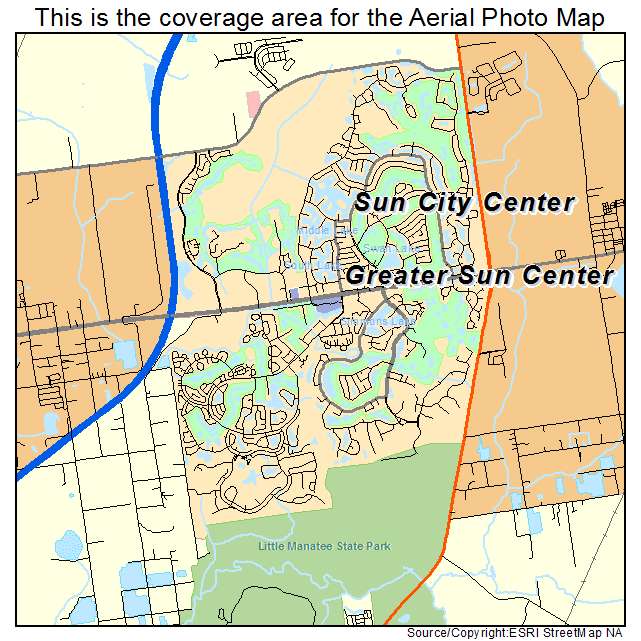 Greater Sun Center, FL location map 