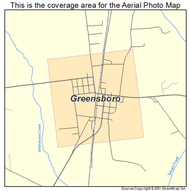 Greensboro, FL location map 