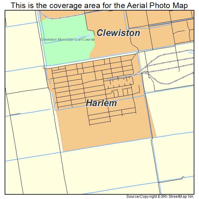 Harlem, FL location map 