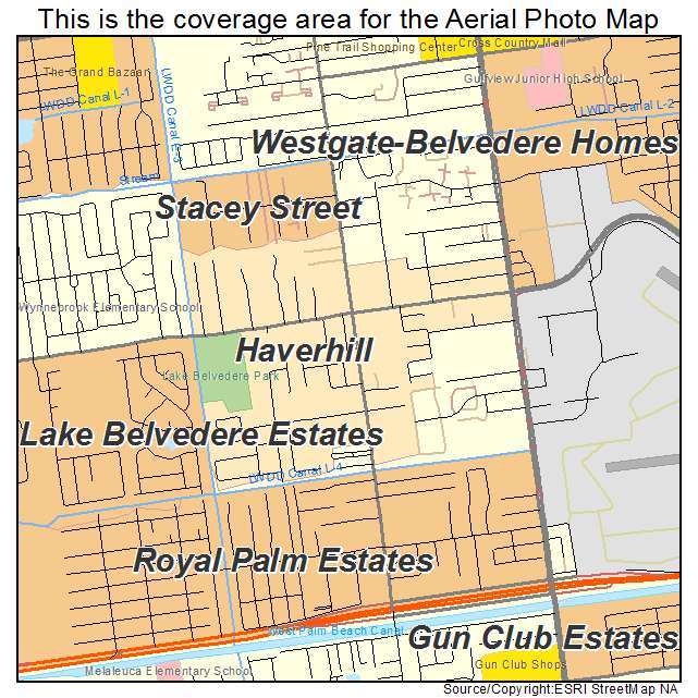 Haverhill, FL location map 