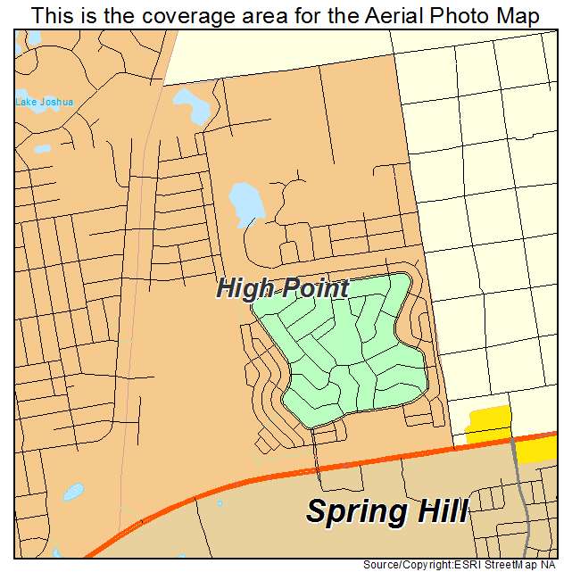 High Point, FL location map 