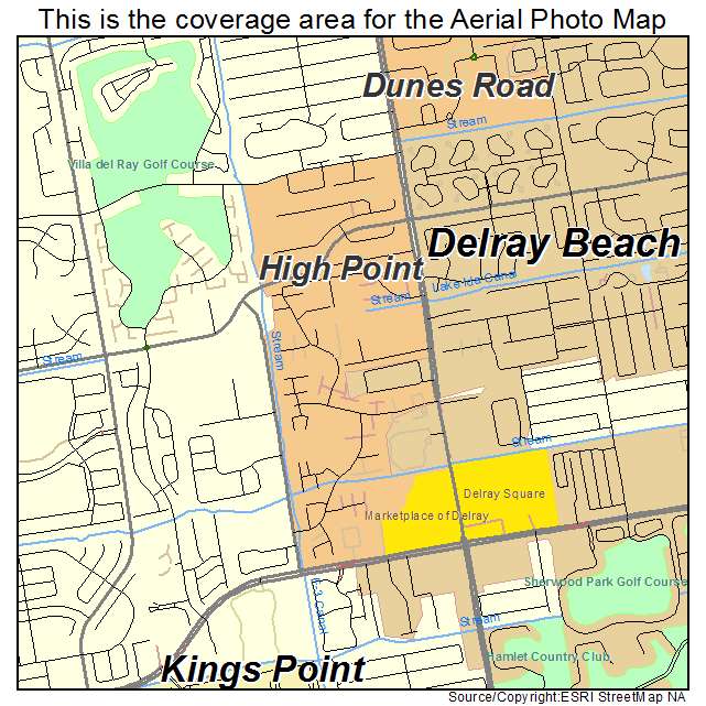 High Point, FL location map 
