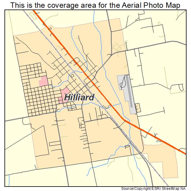 Hilliard, FL location map 