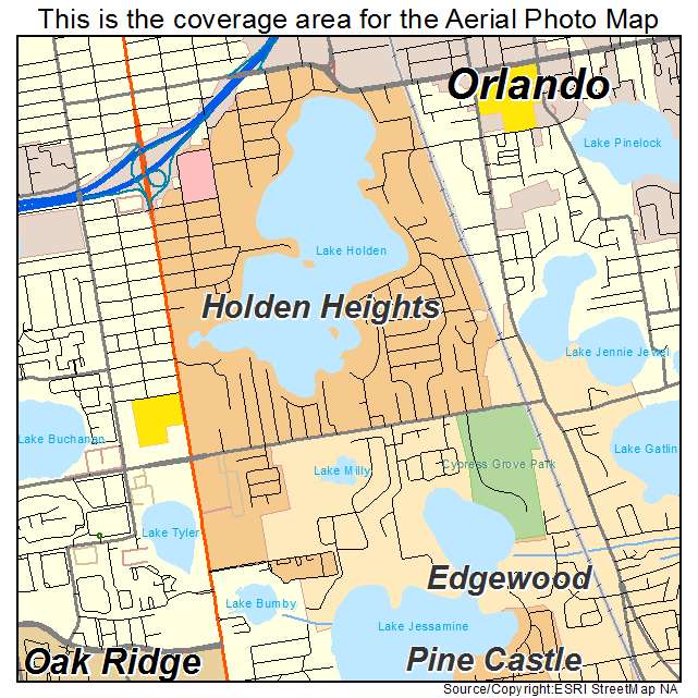 Holden Heights, FL location map 