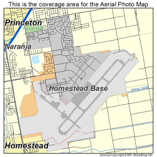 Homestead Base, FL location map 