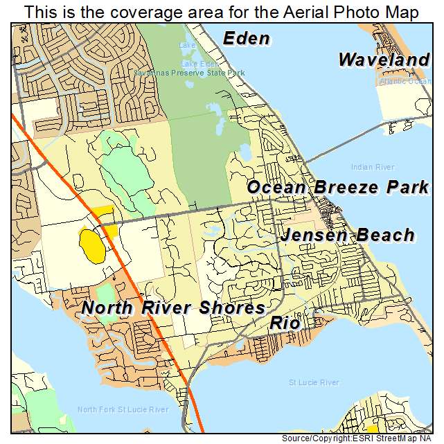 Jensen Beach, FL location map 