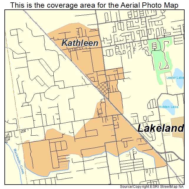 Kathleen, FL location map 