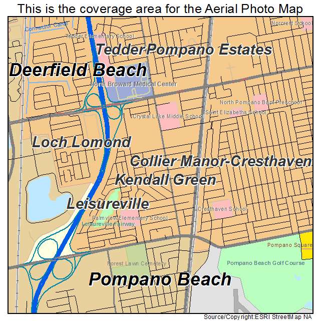 Kendall Green, FL location map 