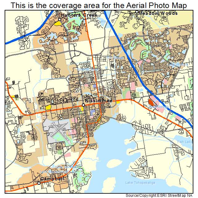 Kissimmee, FL location map 