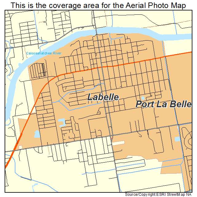 Labelle, FL location map 