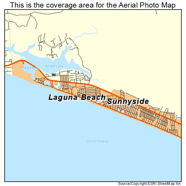 Laguna Beach, FL location map 