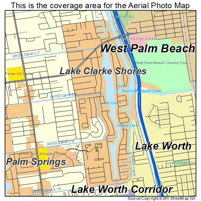 Lake Clarke Shores, FL location map 