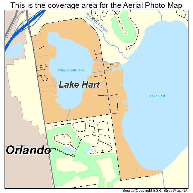 Lake Hart, FL location map 