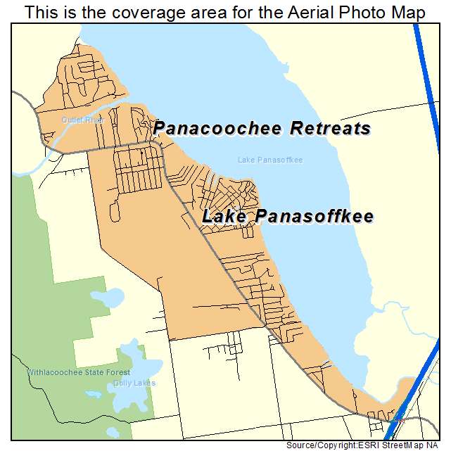 Lake Panasoffkee, FL location map 