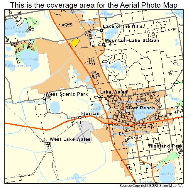 Lake Wales, FL location map 