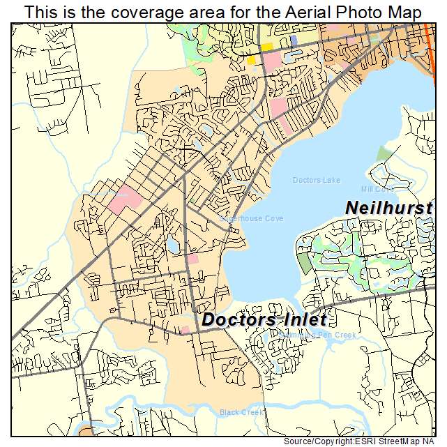 Lakeside, FL location map 