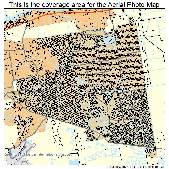Lehigh Acres, FL location map 