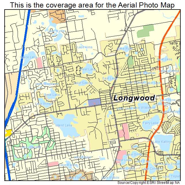 Longwood, FL location map 