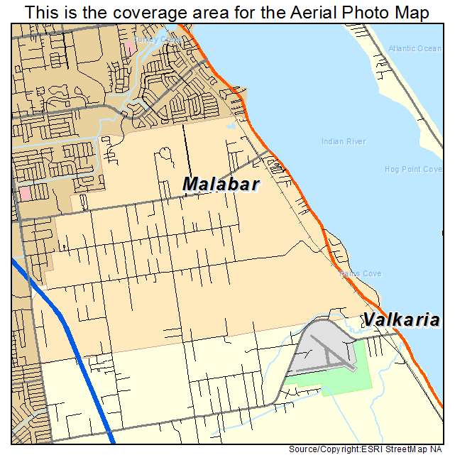 Malabar, FL location map 