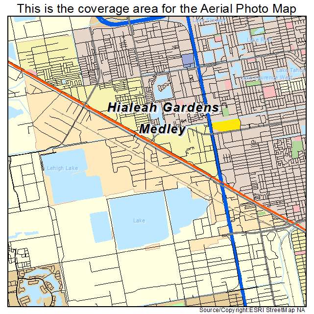 Medley, FL location map 