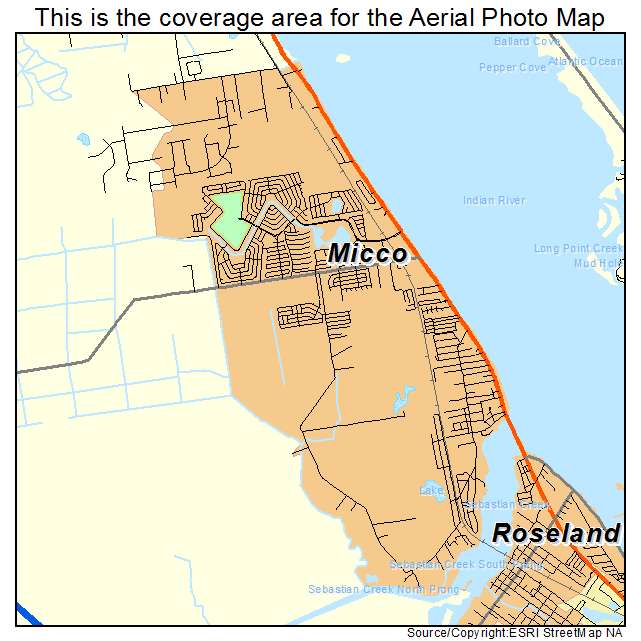 Micco, FL location map 