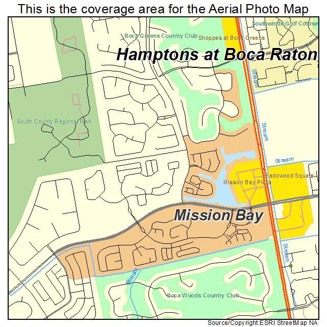 Mission Bay, FL location map 