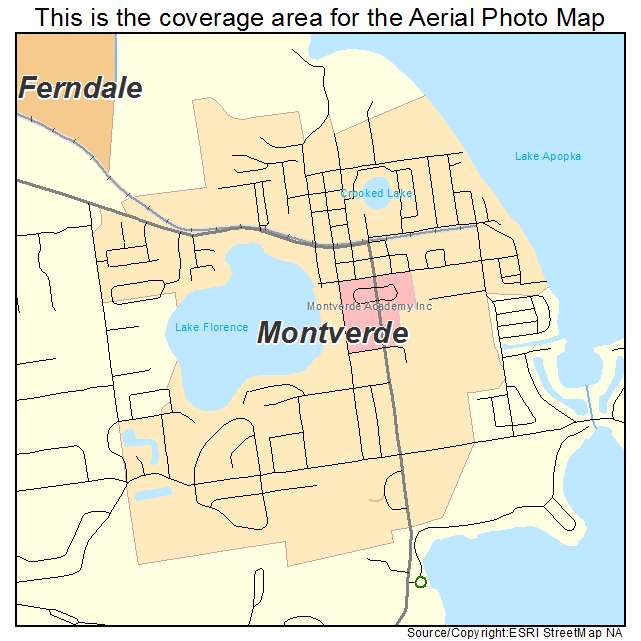 Montverde, FL location map 