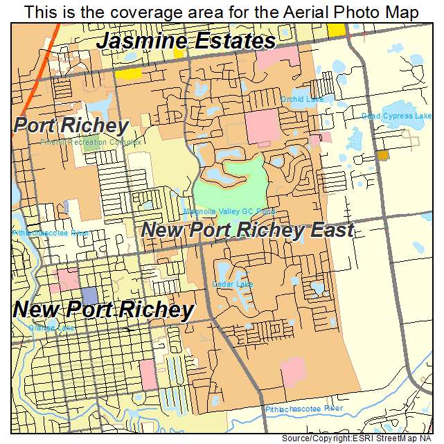 29 New Port Richey Fl Map - Maps Database Source