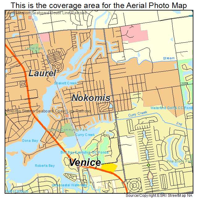 Nokomis, FL location map 