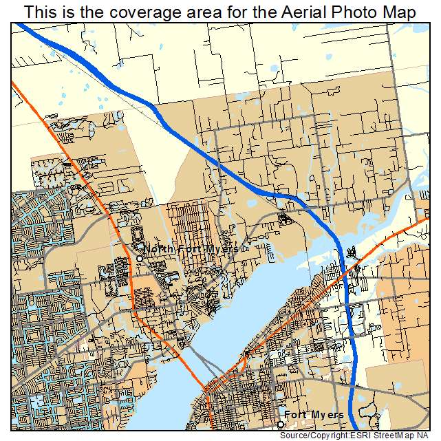 North Fort Myers, FL location map 