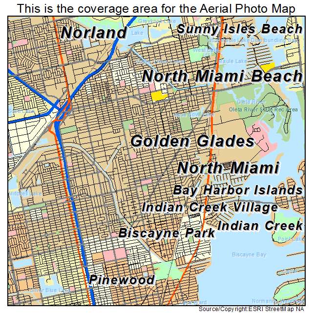 North Miami, FL location map 