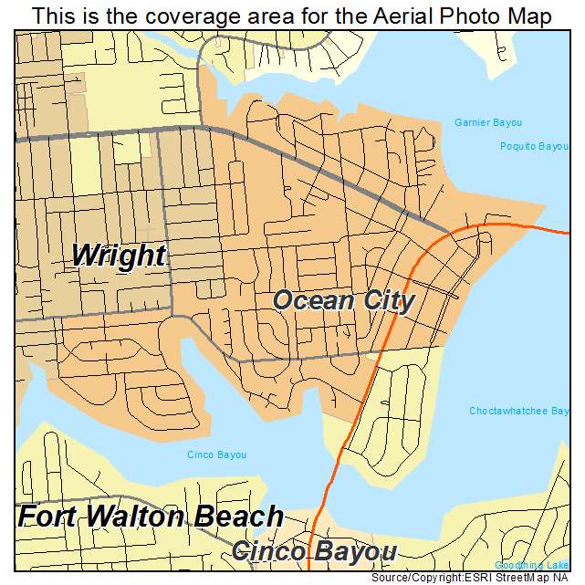 Ocean City, FL location map 