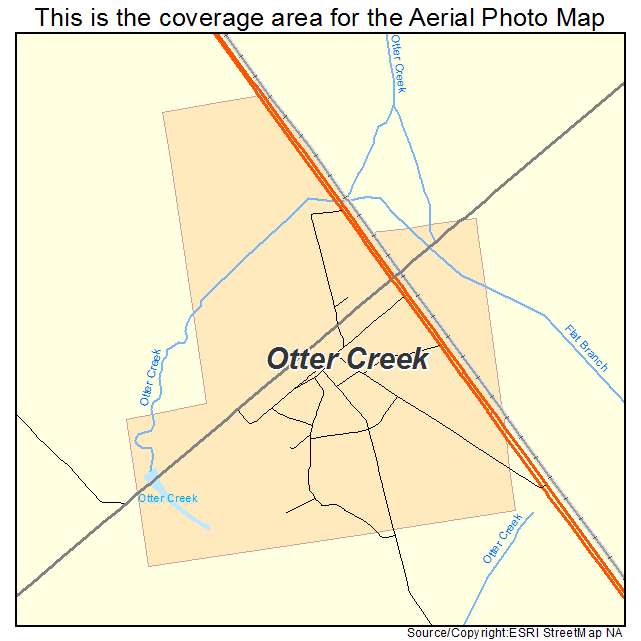Otter Creek, FL location map 