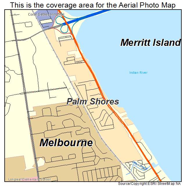 Palm Shores, FL location map 