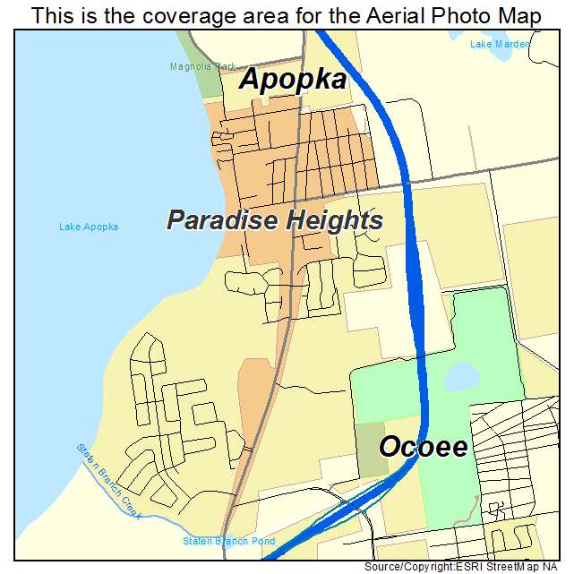 Paradise Heights, FL location map 