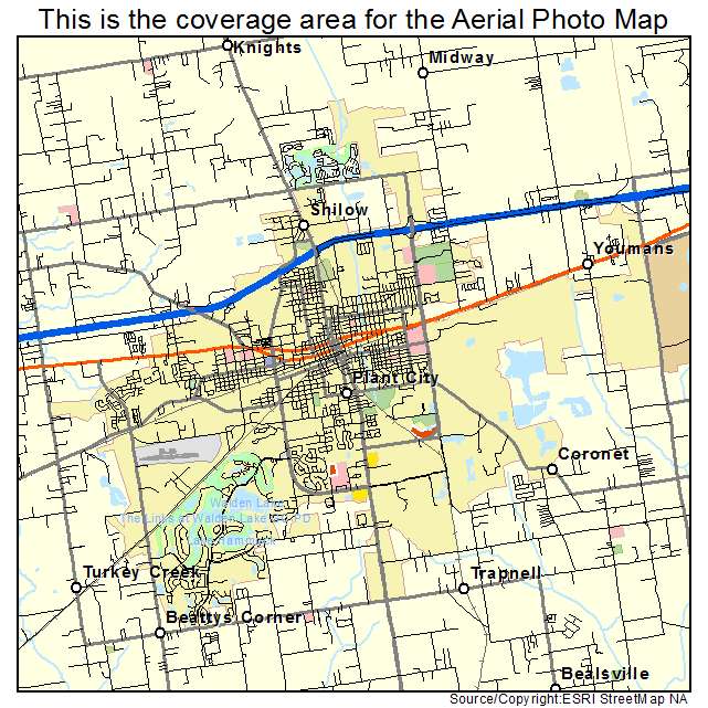 Plant City, FL location map 