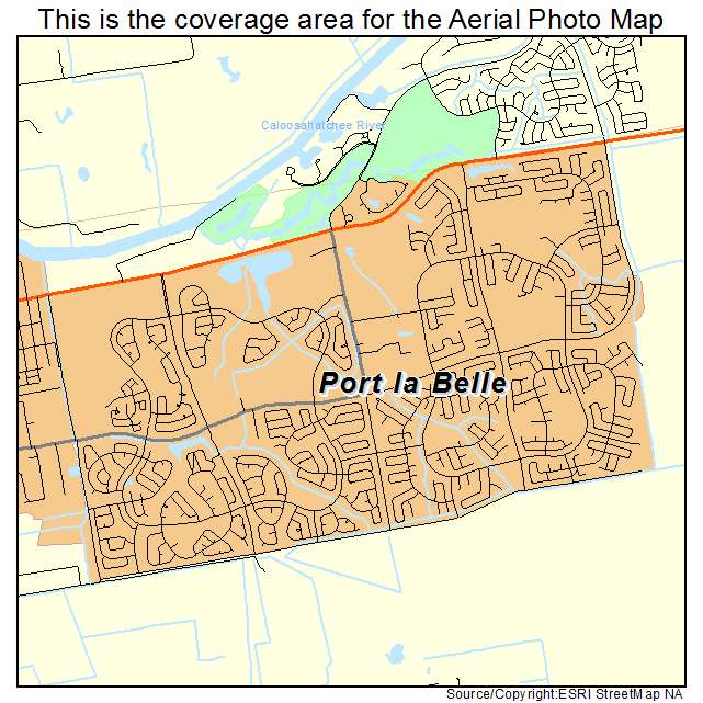 Port La Belle, FL location map 