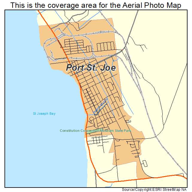 Port St Joe, FL location map 