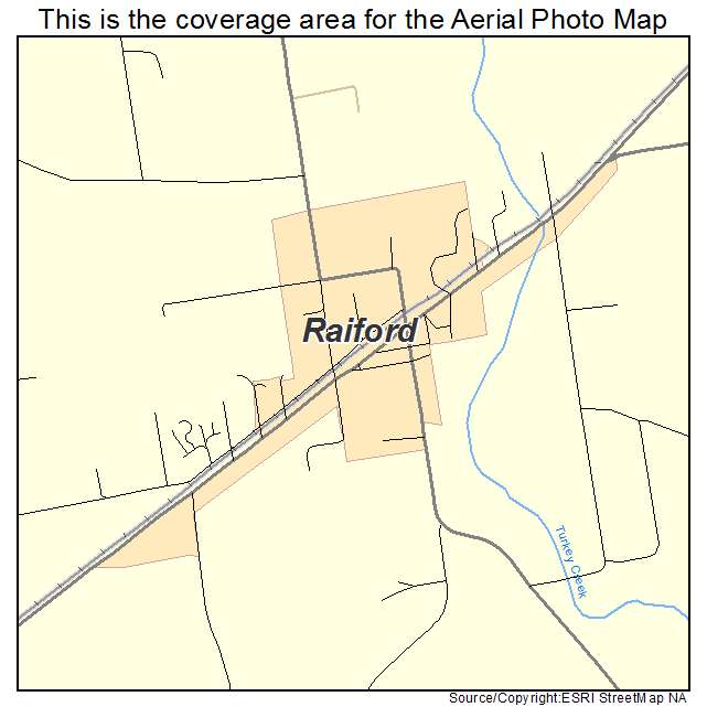 Raiford, FL location map 