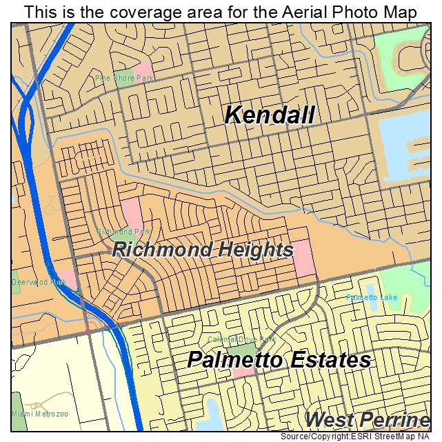 Richmond Heights, FL location map 