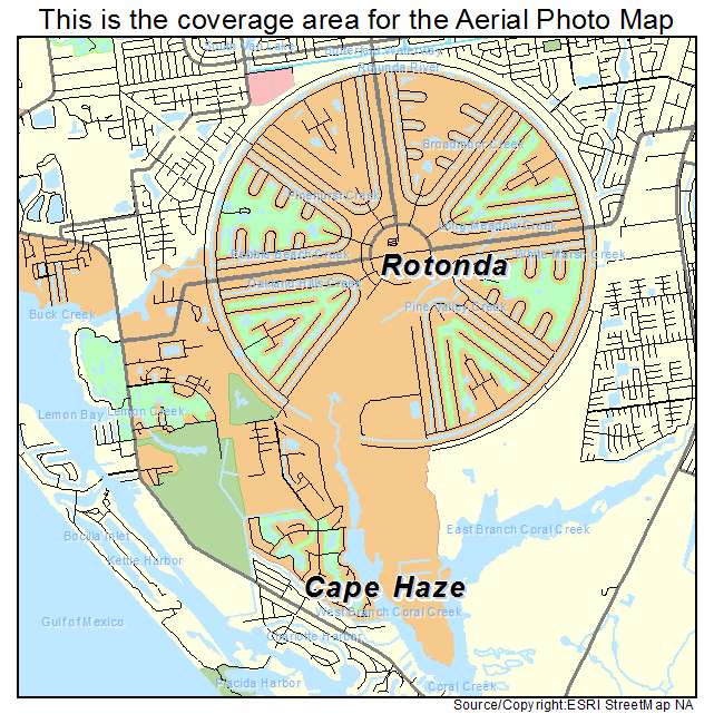 Rotonda, FL location map 