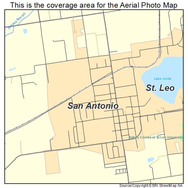 San Antonio, FL location map 