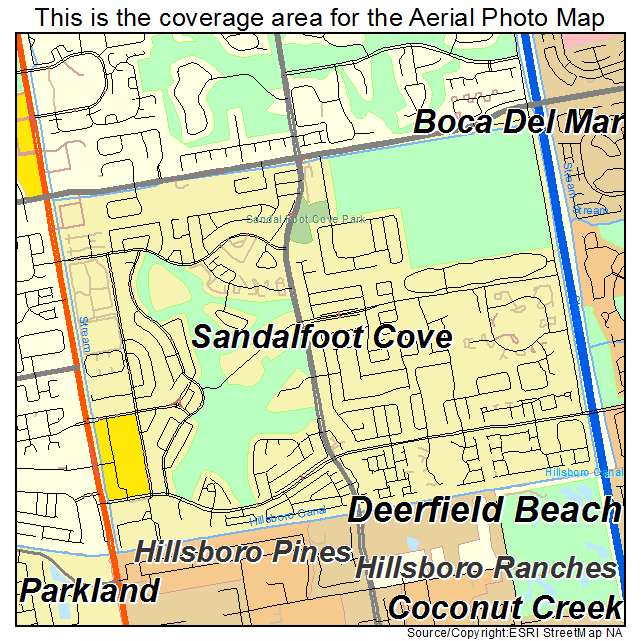 Sandalfoot Cove, FL location map 