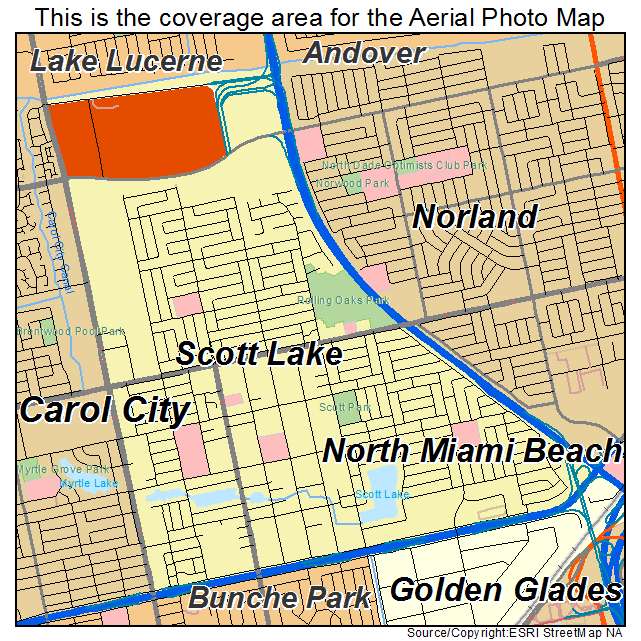 Scott Lake, FL location map 