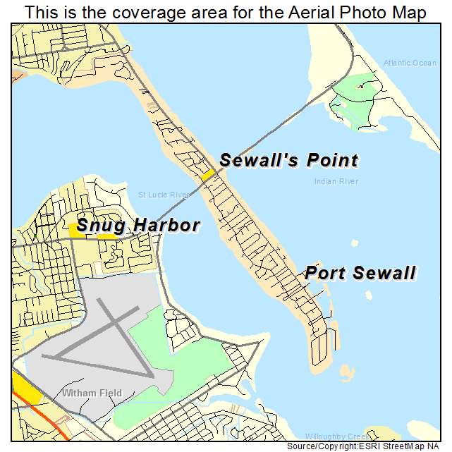 Sewalls Point, FL location map 