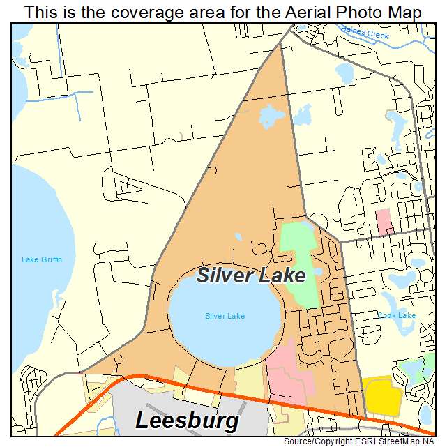 Silver Lake, FL location map 