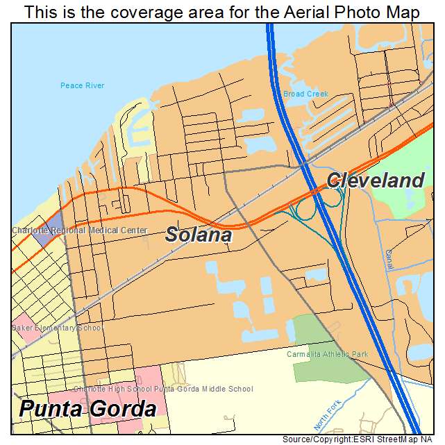 Solana, FL location map 